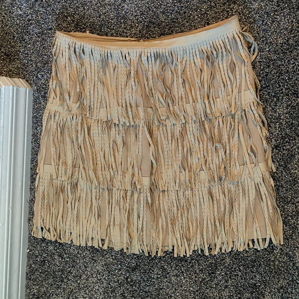 Skirt cute fringe cow girl